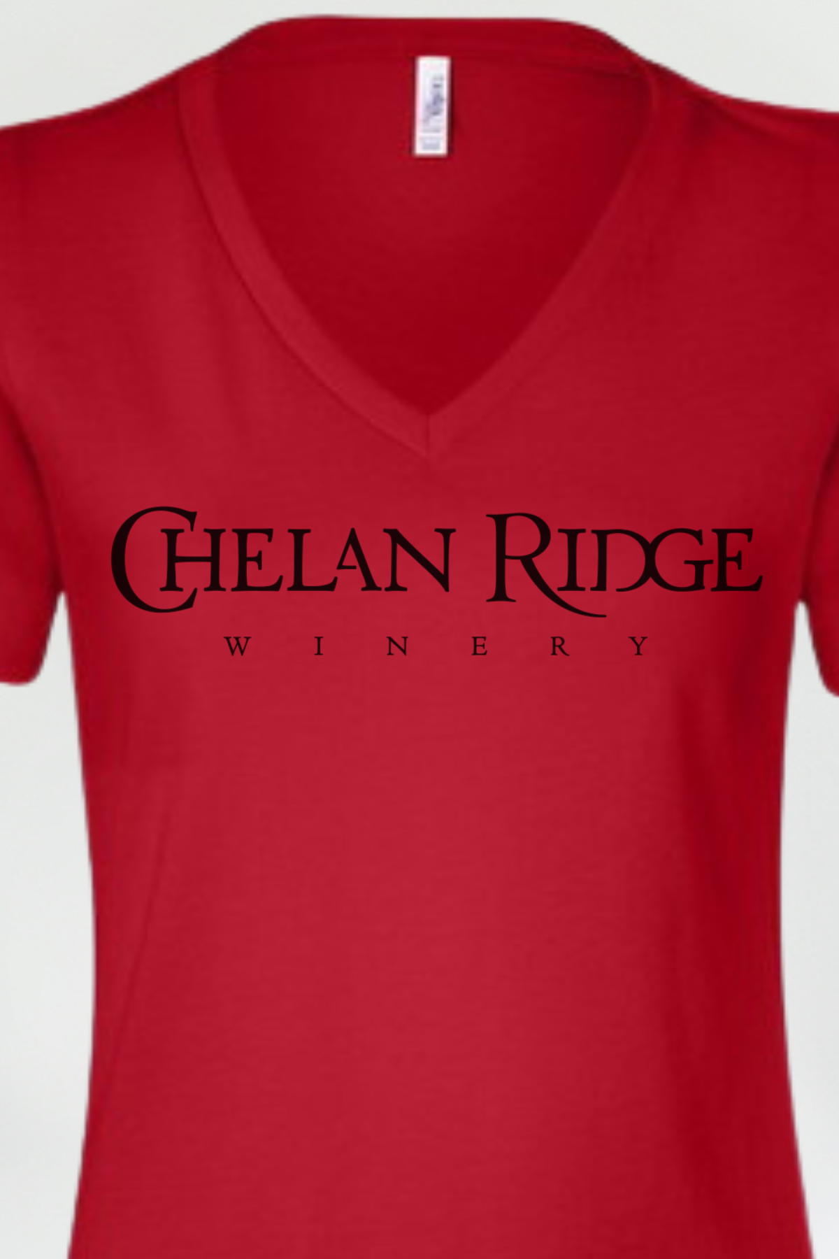 Chelan Ridge Winery V-Neck Red