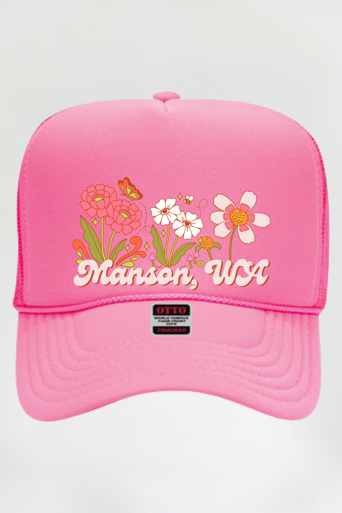 Manson, WA Groovy Flower Hat