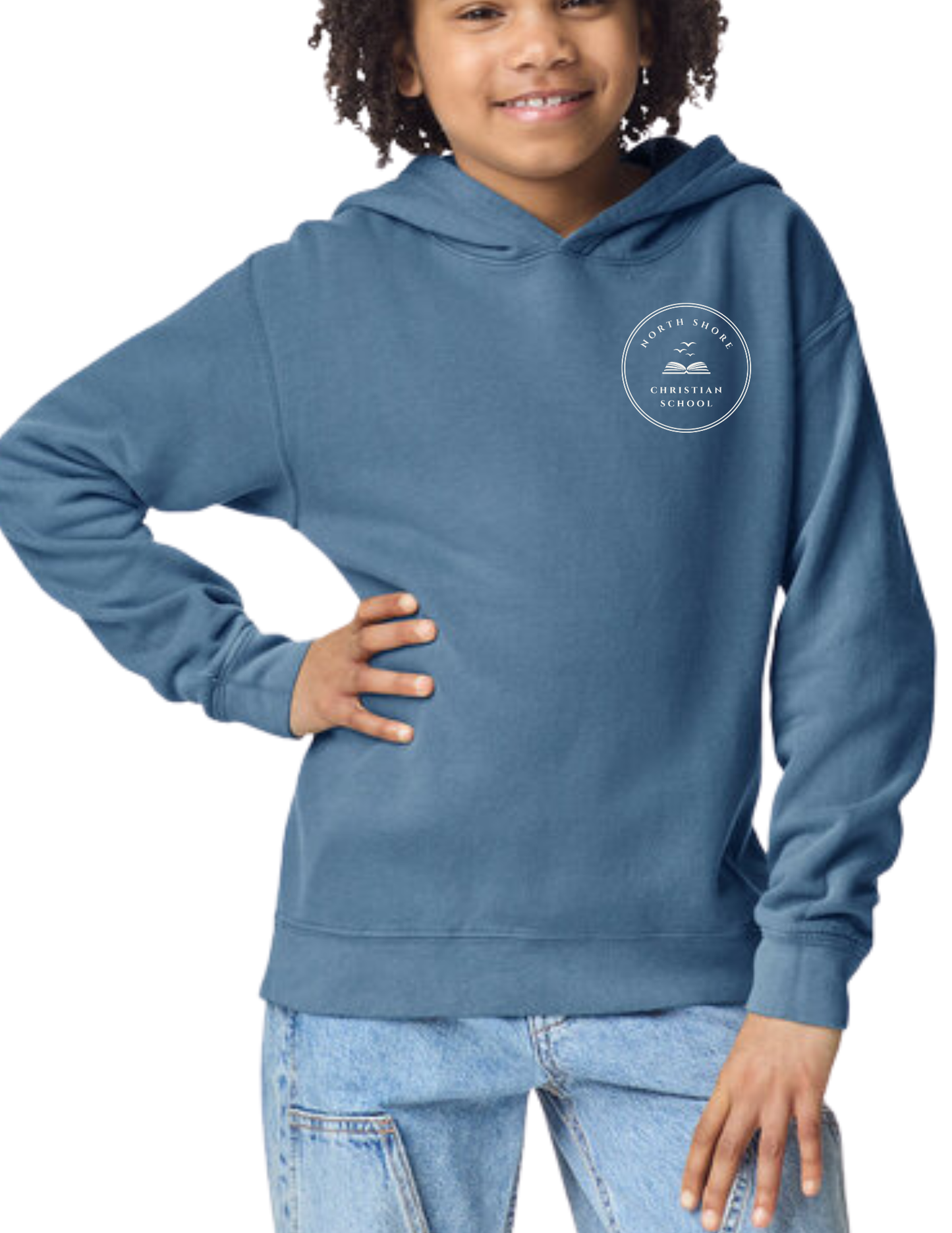 BE THE LIGHT - Youth Hooded Sweatshirt