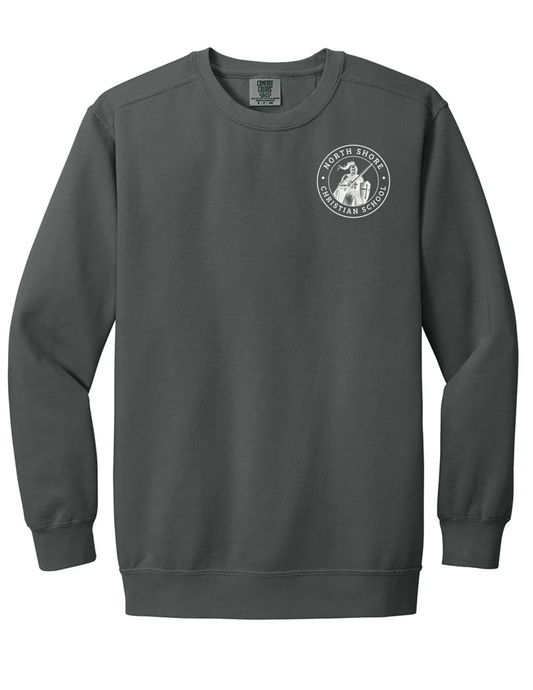 EQUIPPED WITH THE ARMOR OF GOD - Adult Crew Neck Sweatshirt