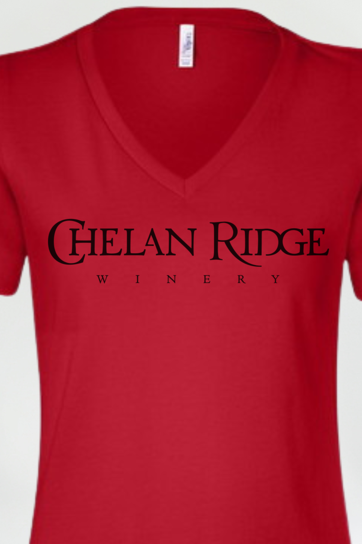 Chelan Ridge Winery V-Neck Red - Not Available for Purchase