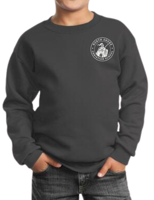 EQUIPPED WITH THE ARMOR OF GOD - Youth Crew Neck Sweatshirt
